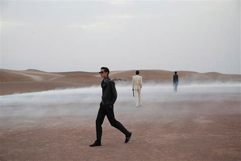 yves saint laurent desert show|st laurent fashion show desert.